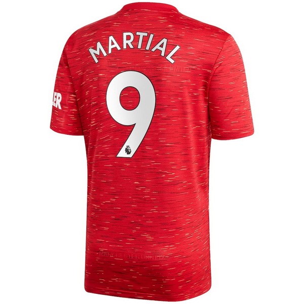 Maglia Manchester United NO.9 Martial 1ª 2020-2021 Rosso